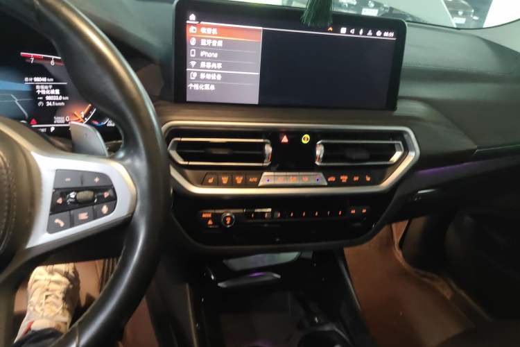 Used BMW X3 2022 xDrive30i Luxury Model M Night Sky Package Audio And AC Panel
