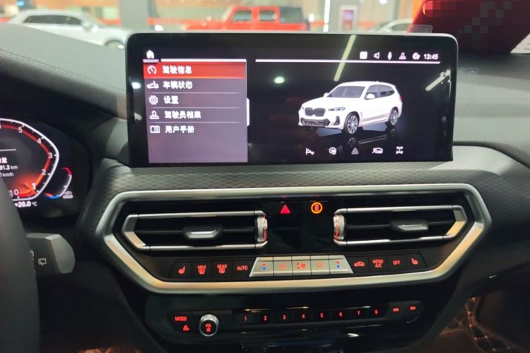 Used BMW X3 2022 Second Facelift xDrive30i Luxury Edition M Night Sky Package Audio And AC Panel