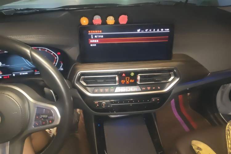 Used BMW X3 2022 Second Facelift xDrive30i Leading Edition M Night Sky Package Audio And AC Panel