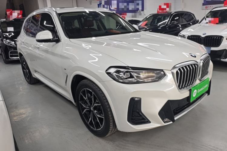 Used BMW X3 2022 xDrive25i M Sport Package Front Right 45 Deg