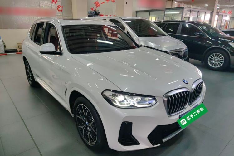 Used BMW X3 2022 xDrive25i M Sport Package Front Right 45 Deg
