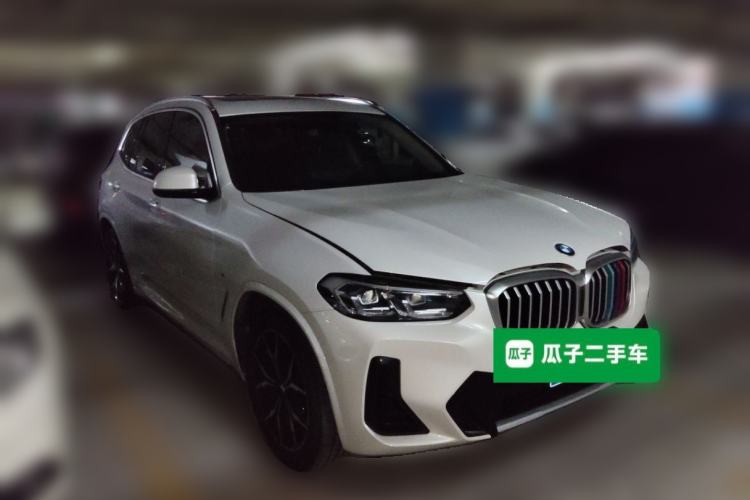 Used BMW X3 2022 xDrive25i M Sport Package Front Right 45 Deg