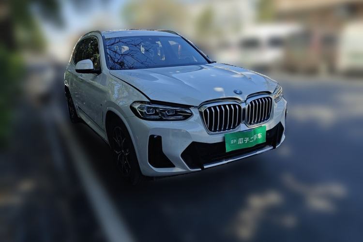 Used BMW X3 2022 xDrive25i M Sport Package Front Right 45 Deg