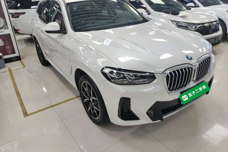 Used BMW X3 2022 xDrive25i M Sport Package Front Right 45 Deg