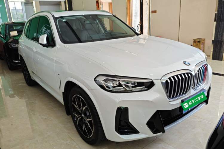 Used BMW X3 2022 xDrive25i M Sport Package Front Right 45 Deg