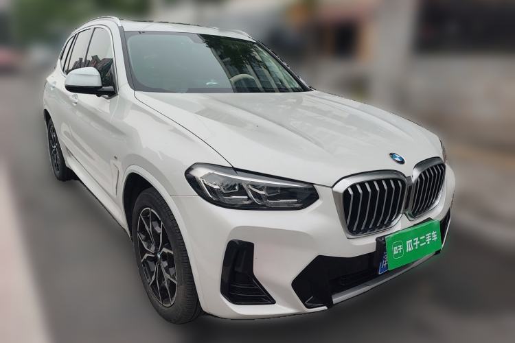Used BMW X3 2022 xDrive25i M Sport Package Front Right 45 Deg
