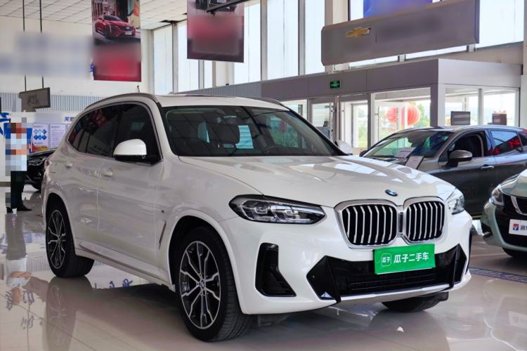 Used BMW X3 2022 xDrive30i Luxury Model M Night Sky Package Front Right 45 Deg