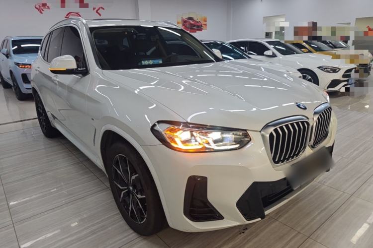 Used BMW X3 2022 xDrive25i M Sport Package Front Right 45 Deg