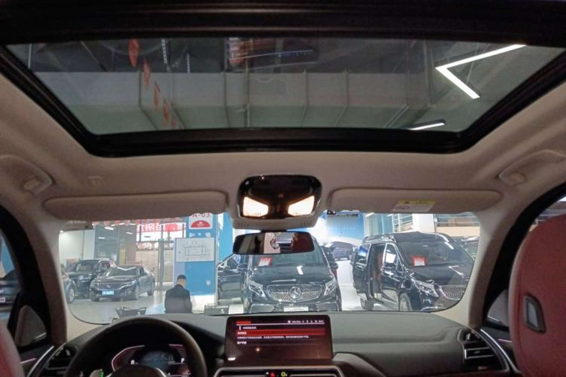 Used BMW X3 2022 Second Facelift xDrive30i Leading Edition M Night Sky Package Headliner