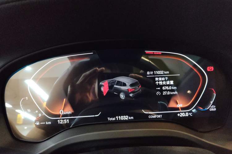 Used BMW X3 2022 Second Facelift xDrive30i Leading Edition M Night Sky Package Instrument Cluster