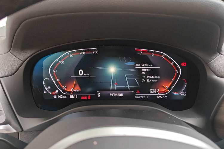 Used BMW X3 2022 xDrive30i Luxury Model M Night Sky Package Instrument Cluster