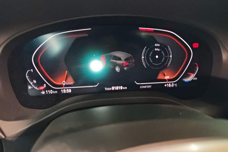 Used BMW X3 2022 xDrive30i Luxury Model M Night Sky Package Instrument Cluster