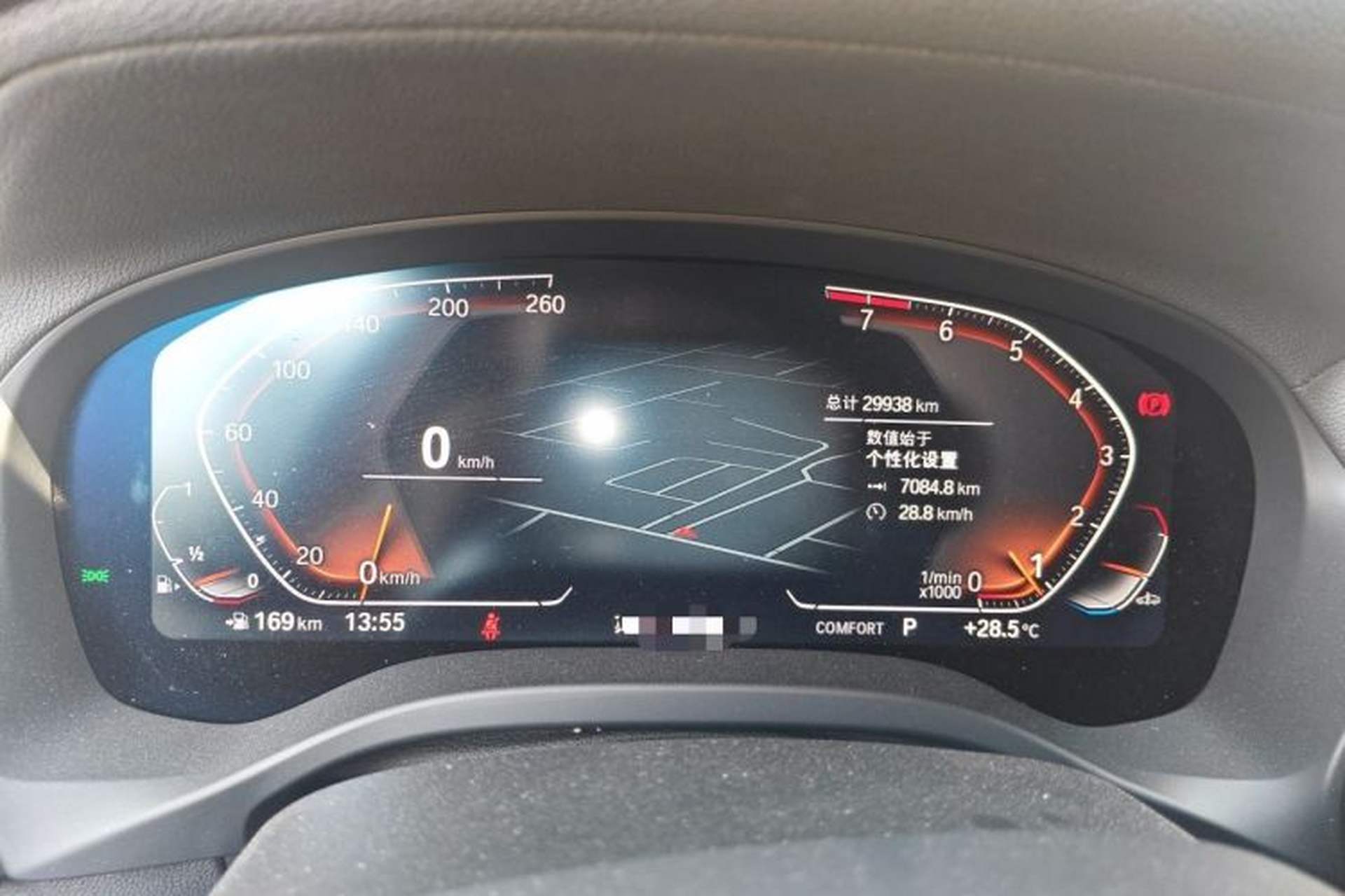 Used BMW X3 2022 Facelift xDrive30i Luxury Edition M Night Edition Package Instrument Cluster