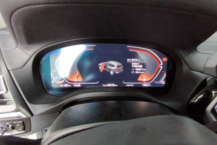 Used BMW X3 2022 Restyled xDrive25i M Sport Package Odometer Close Up