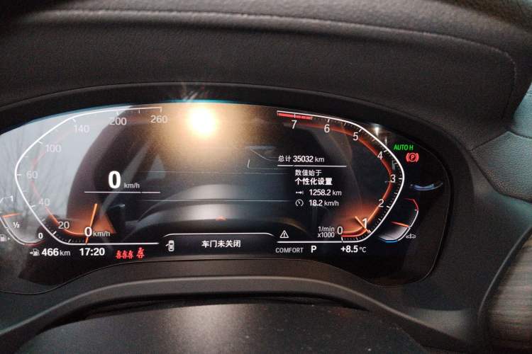 Used BMW X3 2022 Facelift xDrive30i Luxury Edition M Night Edition Package Odometer Close Up