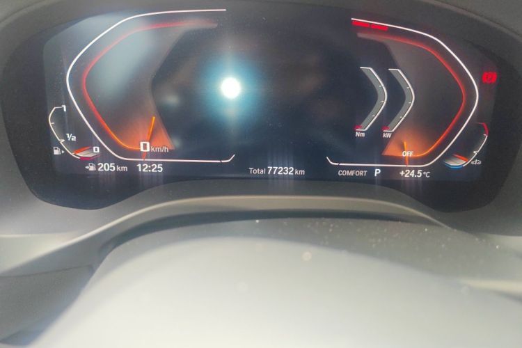 Used BMW X3 2022 Facelift xDrive30i Luxury Edition M Night Edition Package Odometer Close Up