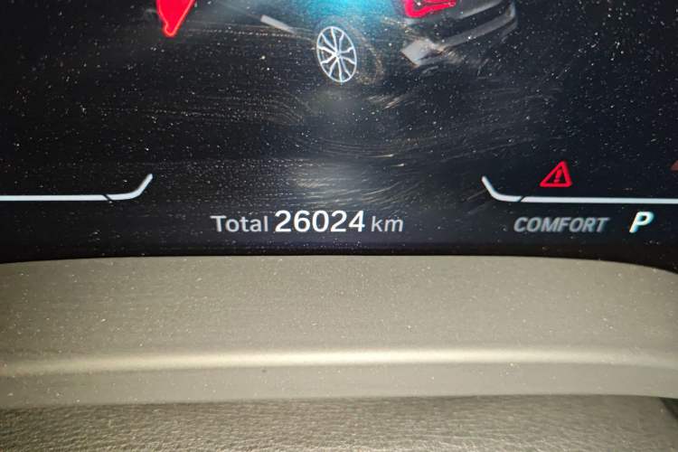 Used BMW X3 2022 Restyled xDrive25i M Sport Package Odometer Close Up