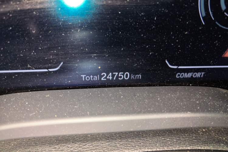 Used BMW X3 2022 Facelift xDrive30i Luxury Edition M Night Edition Package Odometer Close Up