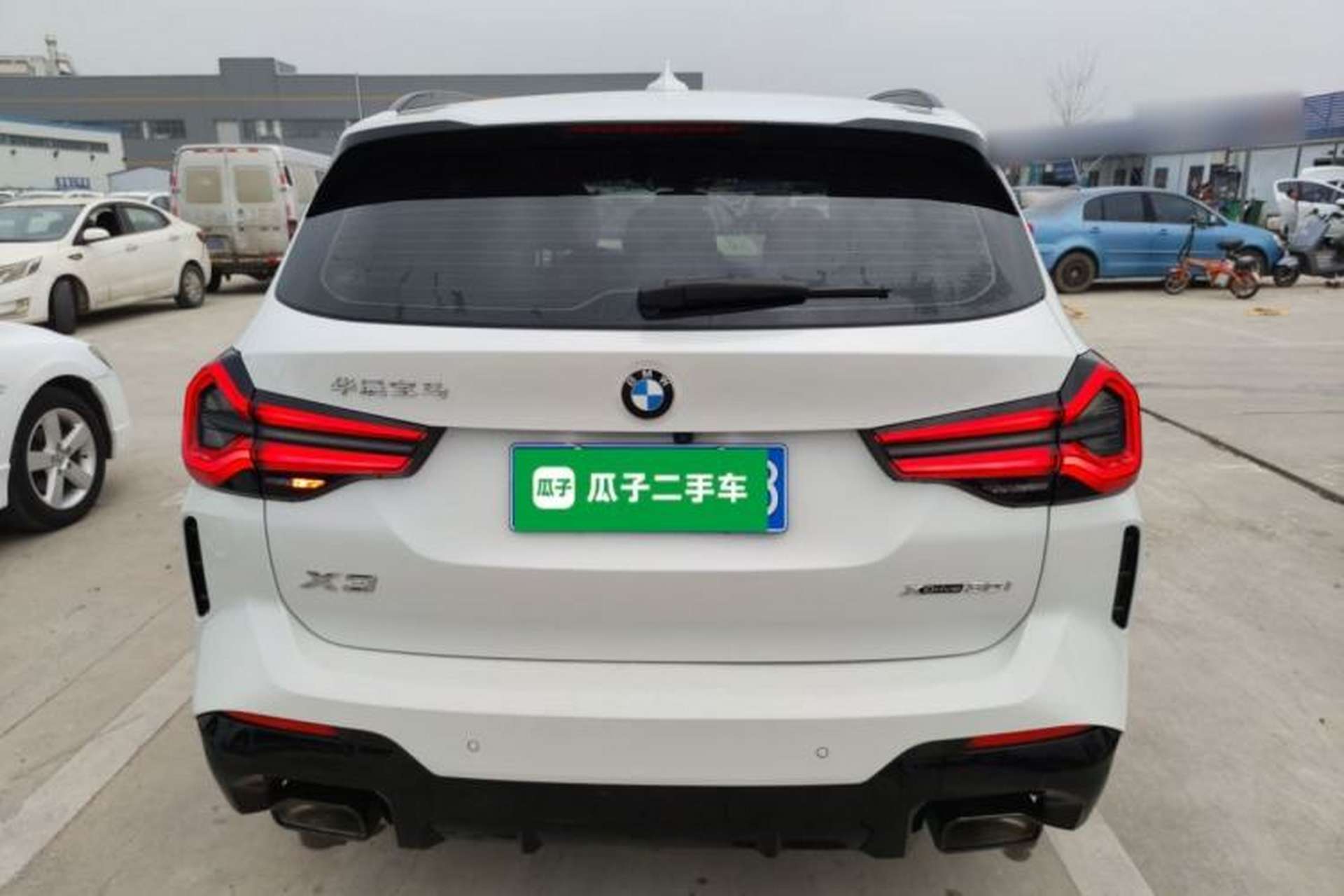 Used BMW X3 2022 xDrive30i Luxury Model M Night Sky Package Rear