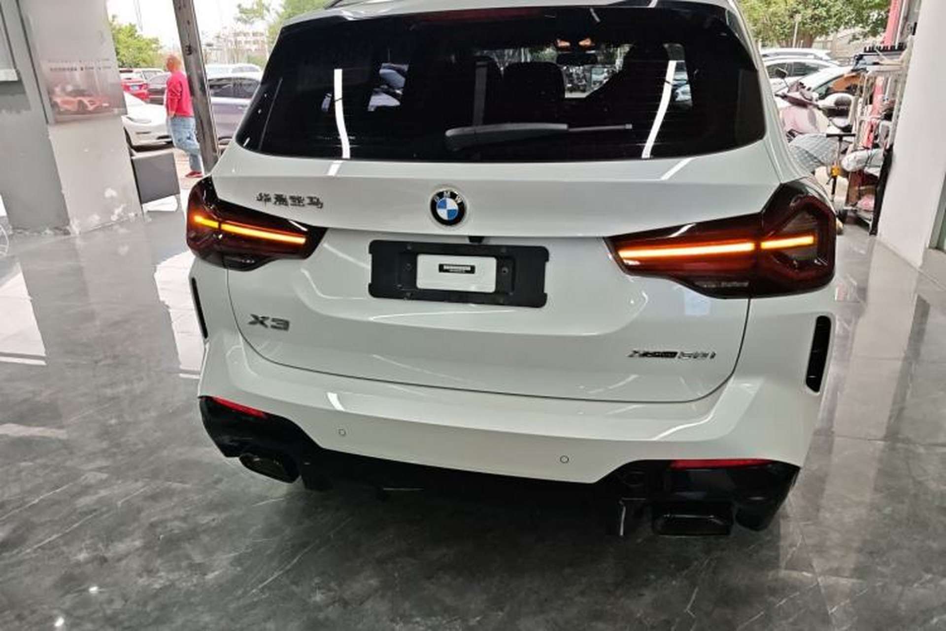 Used BMW X3 2022 xDrive30i Luxury Model M Night Sky Package Rear