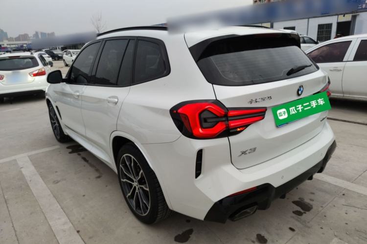Used BMW X3 2022 xDrive30i Luxury Model M Night Sky Package Rear Left 45 Deg