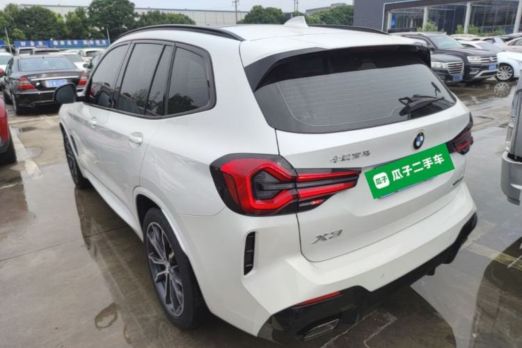 Used BMW X3 2022 xDrive30i Luxury Model M Night Sky Package Rear Left 45 Deg
