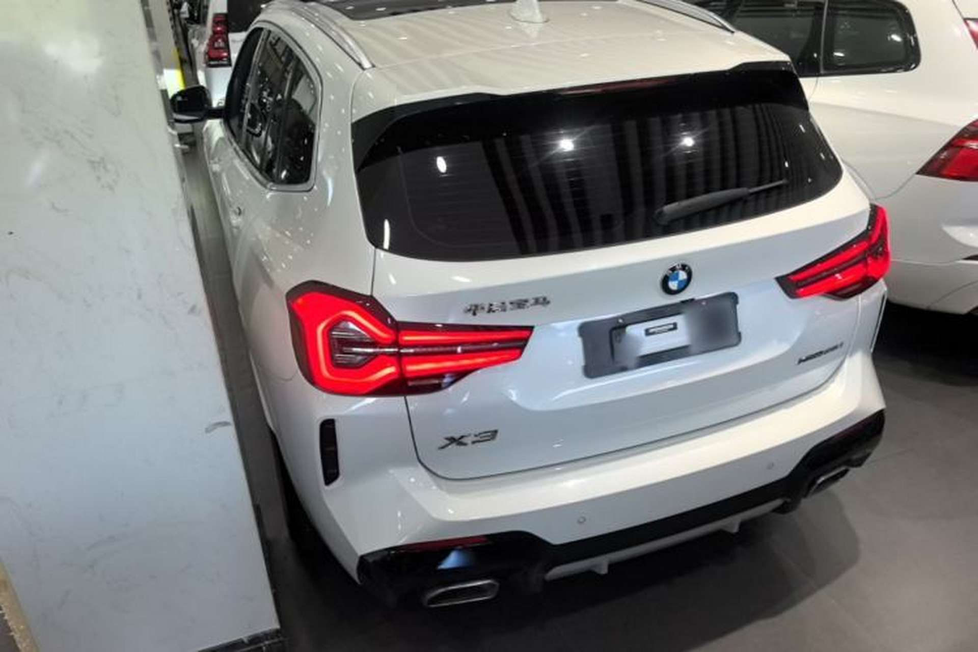 Used BMW X3 2022 Restyled xDrive25i M Sport Package Rear Left 45 Deg