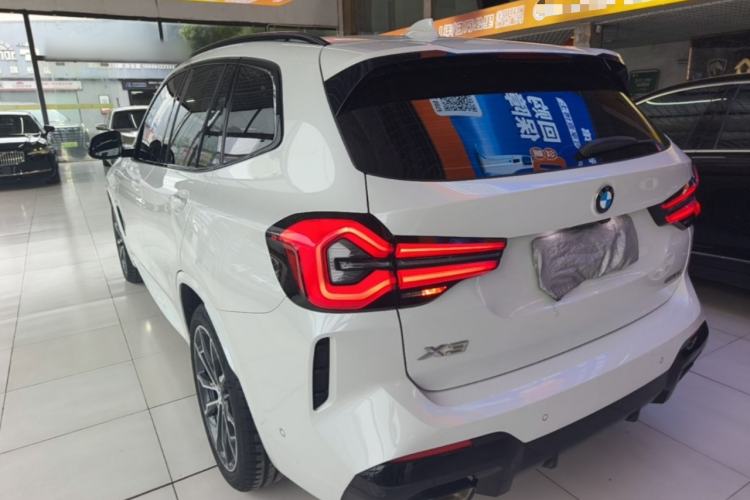Used BMW X3 2022 Second Facelift xDrive30i Leading Edition M Night Sky Package Rear Left 45 Deg