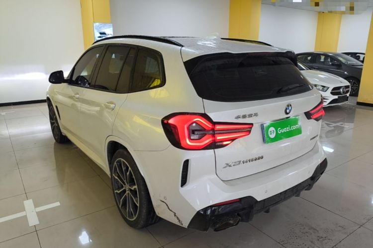 Used BMW X3 2022 Second Facelift xDrive30i Leading Edition M Night Sky Package Rear Left 45 Deg