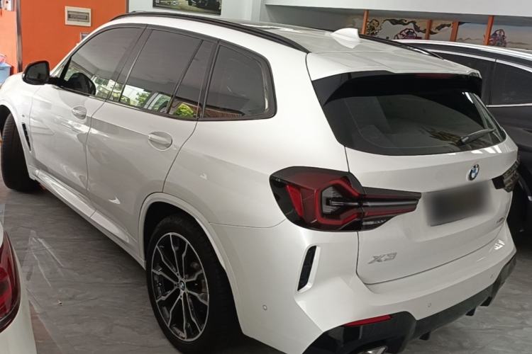 Used BMW X3 2022 Facelift xDrive30i Luxury Edition M Night Edition Package Rear Left 45 Deg