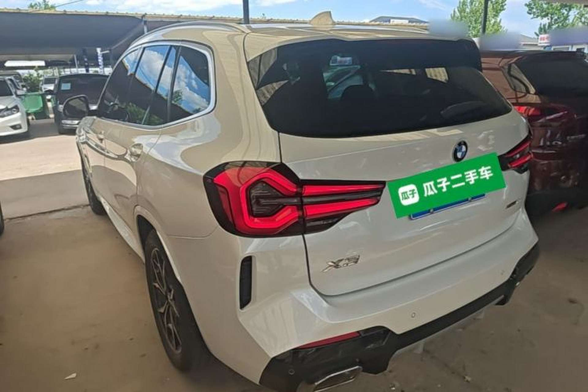 Used BMW X3 2022 xDrive25i M Sport Package Rear Left 45 Deg