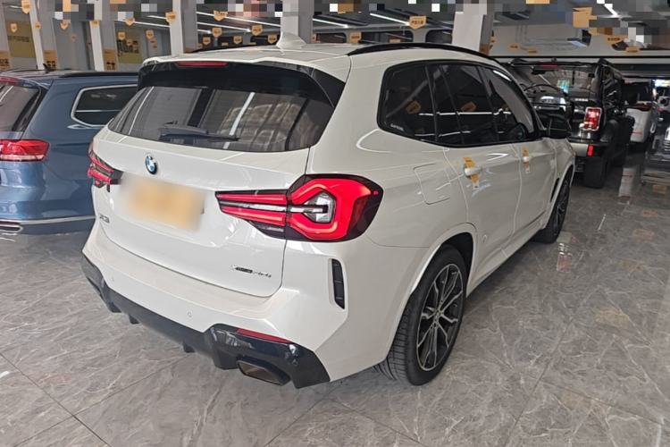 Used BMW X3 2022 xDrive30i Luxury Model M Night Sky Package Rear Right 45 Deg