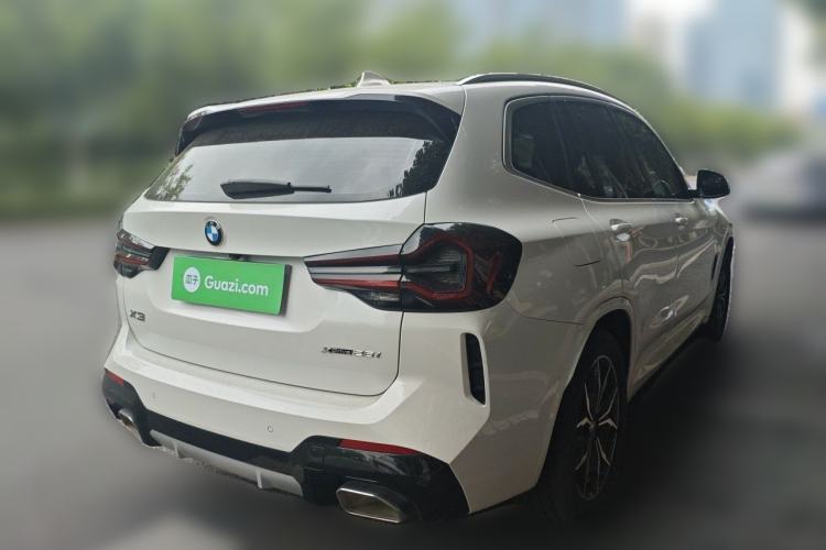 Used BMW X3 2022 xDrive25i M Sport Package Rear Right 45 Deg