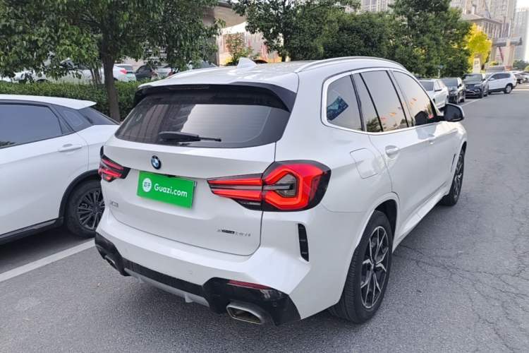 Used BMW X3 2022 xDrive25i M Sport Package Rear Right 45 Deg