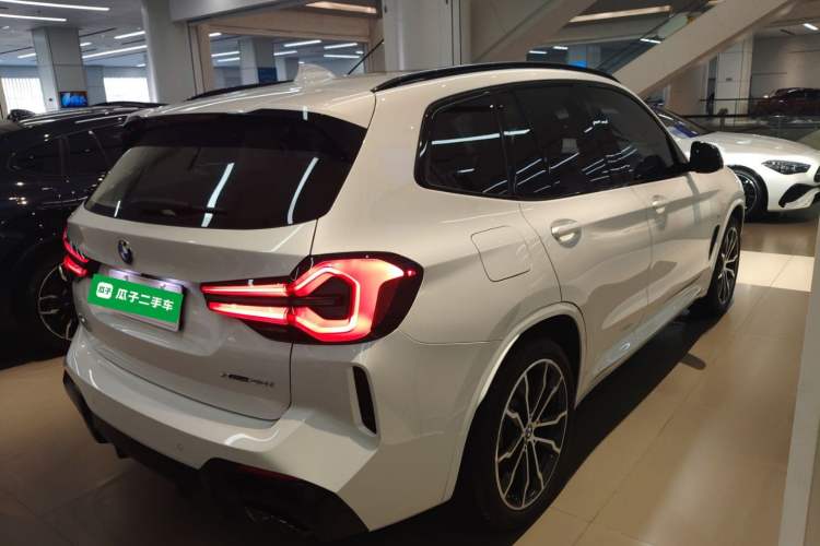 Used BMW X3 2022 xDrive30i Luxury Model M Night Sky Package Rear Right 45 Deg