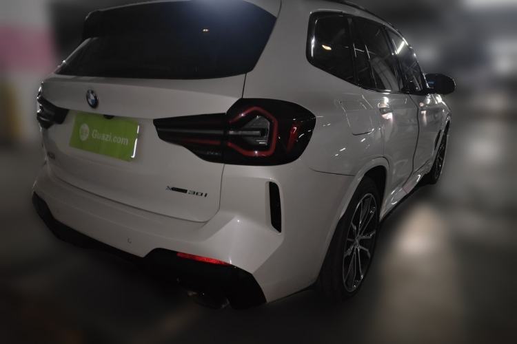 Used BMW X3 2022 xDrive30i Luxury Model M Night Sky Package Rear Right 45 Deg