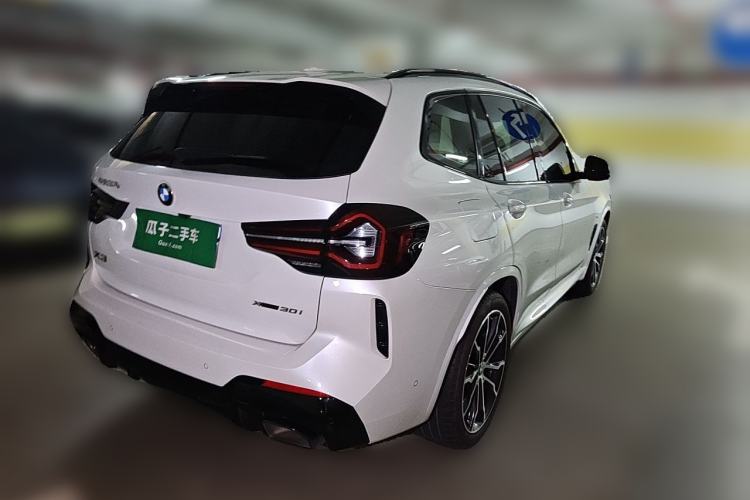 Used BMW X3 2022 Facelift xDrive30i Luxury Edition M Night Edition Package Rear Right 45 Deg