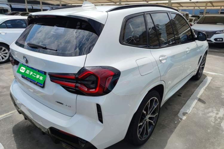 Used BMW X3 2022 xDrive30i Luxury Model M Night Sky Package Rear Right 45 Deg