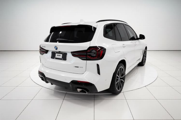 Used BMW X3 2022 Second Facelift xDrive30i Leading Edition M Night Sky Package Rear Right 45 Deg