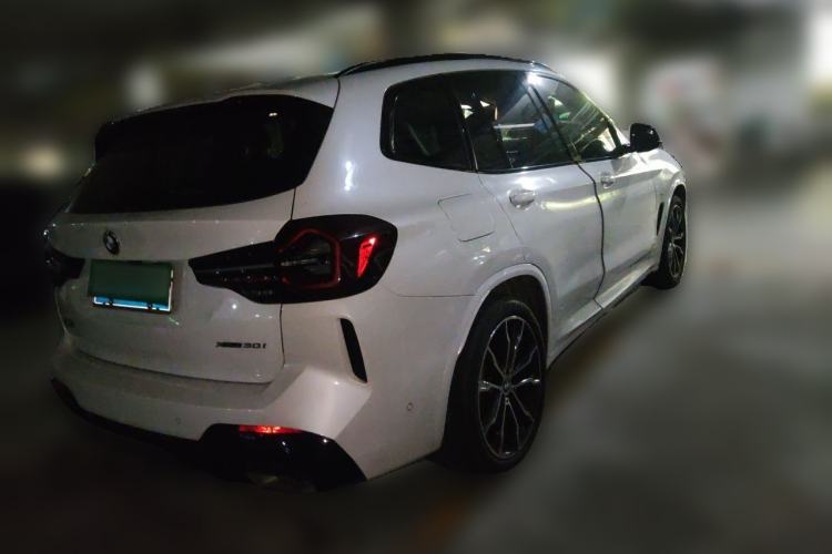 Used BMW X3 2022 Facelift xDrive30i Luxury Edition M Night Edition Package Rear Right 45 Deg