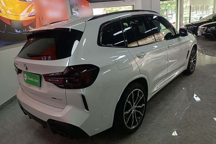 Used BMW X3 2022 Second Facelift xDrive30i Leading Edition M Night Sky Package Rear Right 45 Deg