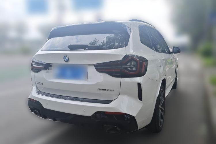 Used BMW X3 2022 xDrive30i Luxury Model M Night Sky Package Rear Right 45 Deg