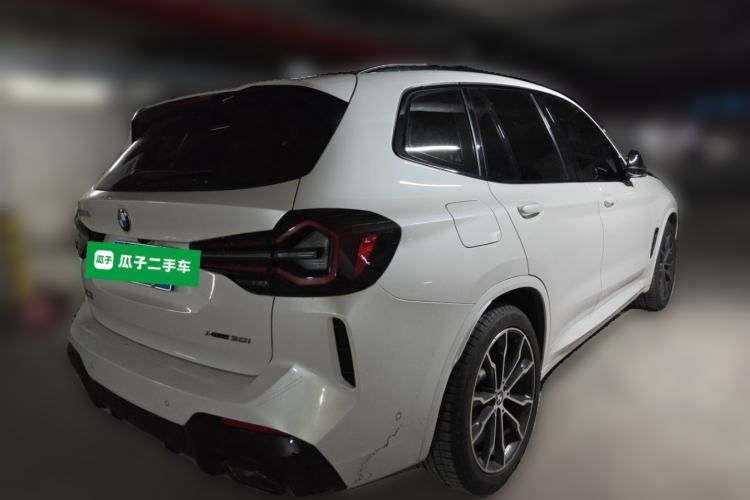 Used BMW X3 2022 Facelift xDrive30i Luxury Edition M Night Edition Package Rear Right 45 Deg