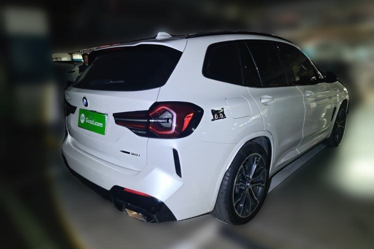 Used BMW X3 2022 xDrive30i Luxury Model M Night Sky Package Rear Right 45 Deg