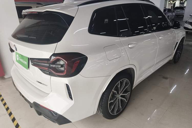 Used BMW X3 2022 xDrive30i Luxury Model M Night Sky Package Rear Right 45 Deg