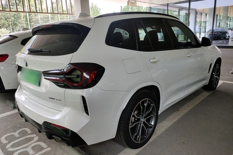 Used BMW X3 2022 xDrive30i Luxury Model M Night Sky Package Rear Right 45 Deg
