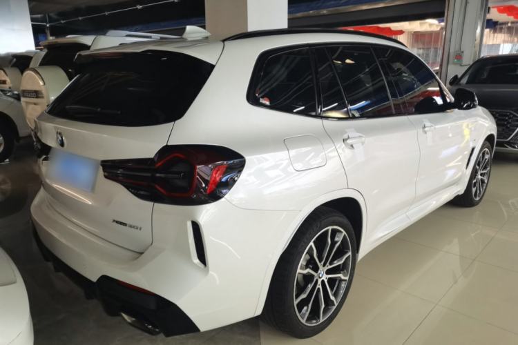 Used BMW X3 2022 xDrive30i Luxury Model M Night Sky Package Rear Right 45 Deg