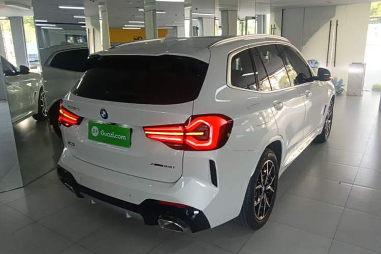 Used BMW X3 2022 Restyled xDrive25i M Sport Package Rear Right 45 Deg