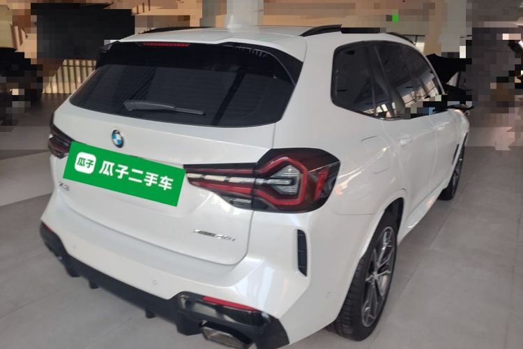 Used BMW X3 2022 Second Facelift xDrive30i Leading Edition M Night Sky Package Rear Right 45 Deg