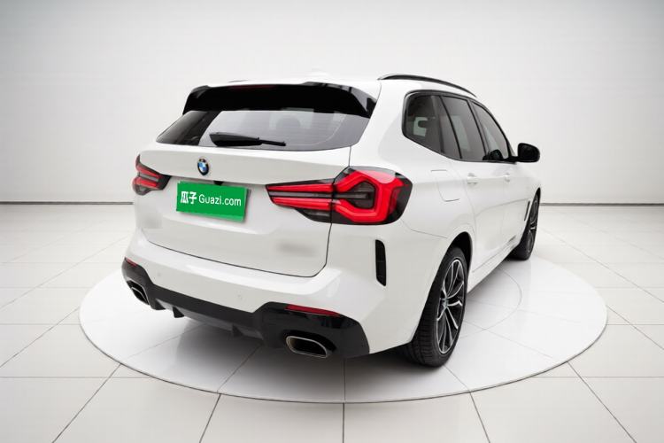 Used BMW X3 2022 xDrive30i Luxury Model M Night Sky Package Rear Right 45 Deg